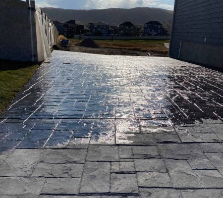 stamped driveway